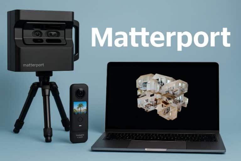 Matterport virtual tour immobiliari con fotocamera Pro3